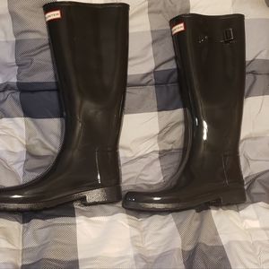 Hunter boots Tall size 10